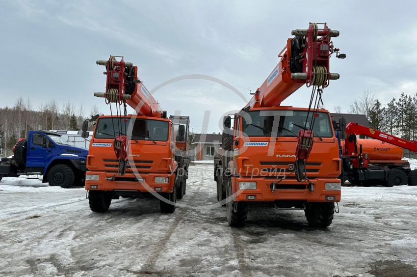 Автокран КЛИНЦЫ (КС-55713-5К-4) на шасси КАМАЗ 43118-50 (25 т.)