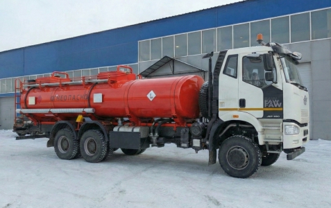 Автотопливозаправщик АТЗ-18/2 на шасси FAW 3250 (насос СВН-80)